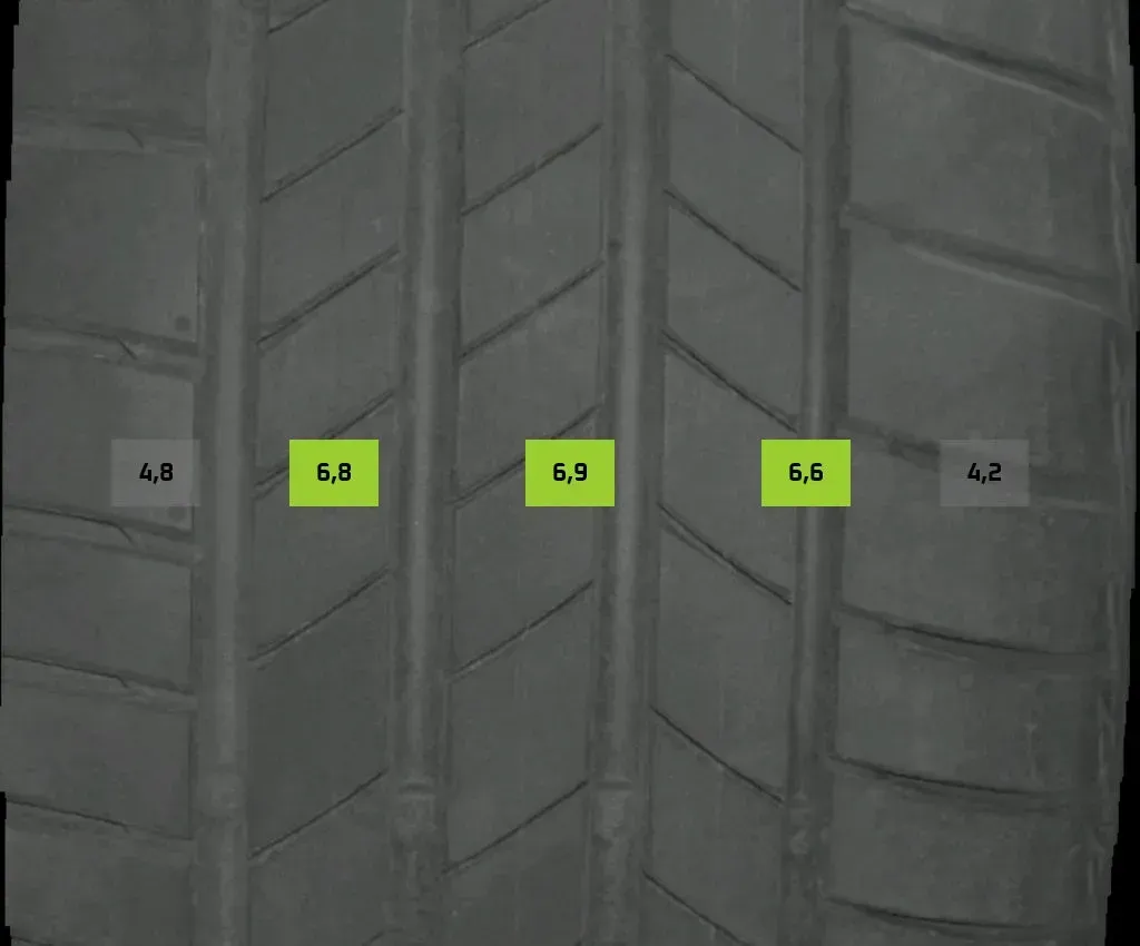 2x Sommerreifen 235/50 R18 101H Bridgestone Turanzat005 DOT 2524 6mm - Bild 1
