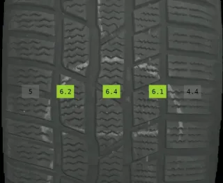 225/55 R17 101V WINTERREIFEN V-KLASSE W447 17 ZOLL ALU KOMPLETTSATZ 5-6MM - Bild 7