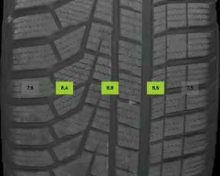 225/50 R17 98V WINTERREIFEN AUDI A4 8W B9 17 ZOLL ALUMINIUM KOMPLETTSATZ 8MM - Bild 7