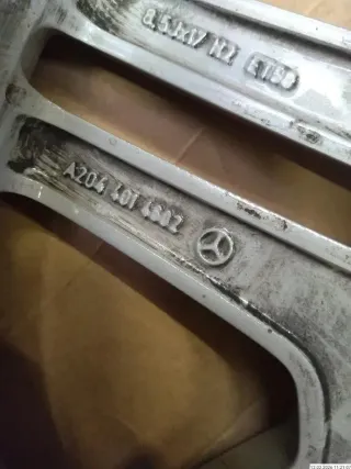 Mercedes C-Klasse W204 AMG 8,5 X 17 ET58 LK112 A2044014802 – Originalfelge - Bild 8