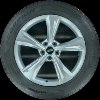 235/55 R19 101H WINTERREIFEN AUDI Q5 FY 19 ZOLL ALUMINIUM KOMPLETTSATZ 4-5MM - Bild 1