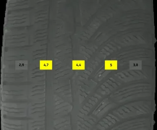 225/45 R18 95V WINTERREIFEN C-KLASSE W205 18 ZOLL ALU 4MM - 2 KOMPLETTRÄDER - Bild 4