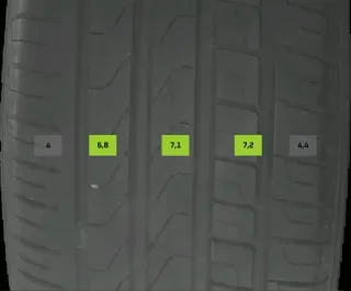 235/55 R19 105V SOMMERREIFEN VOLVO XC90 19 ZOLL ALU KOMPLETTRÄDER 4-5MM - Bild 8