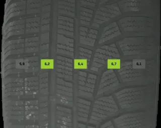 215/65 R17 99H WINTERREIFEN AUDI Q3 F3 17 ZOLL STAHL KOMPLETTSATZ 4-6MM - Bild 8