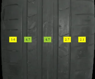 225/40 R19 + 255/35 R19 SOMMERREIFEN C-KLASSE W205 19 ZOLL ALU AMG -2 RÄDER - Bild 4