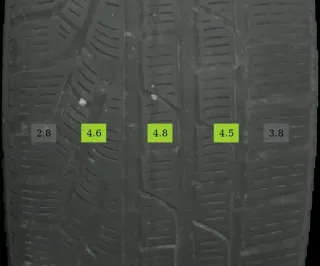 215/45 R18 WINTERREIFEN AMG A-KLASSE W176 18 ZOLL ALU KOMPLETTSATZ A1764010100 - Bild 6