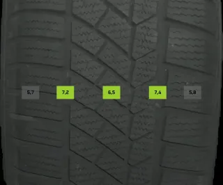 205/60 R16 92H WINTERREIFEN BMW 2ER F45 16 ZOLL ALUMINIUM KOMPLETTSATZ 4-6MM - Bild 5