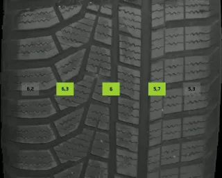 205/55 R17 91H WINTERREIFEN A-KLASSE W177 17 ZOLL ALU KOMPLETTSATZ 4-5MM - Bild 5
