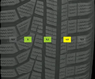 205/55 R17 91H WINTERREIFEN A-KLASSE W177 17 ZOLL ALU KOMPLETTSATZ 4-5MM - Bild 7