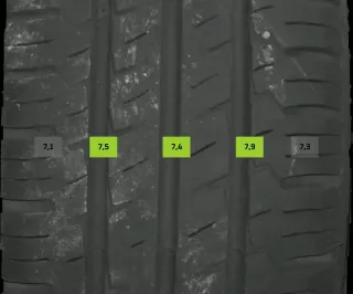 205/55 R16 113R SOMMERREIFEN VW CRAFTER 16 ZOLL STAHL KOMPLETTSATZ 4-7MM - Bild 6