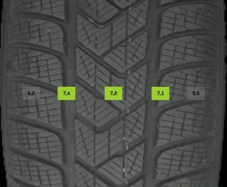 235/65 R17 108H WINTERREIFEN GLC W253 17 ZOLL ALU KOMPLETTSATZ 6MM A2534010600 - Bild 6