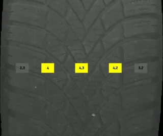 215/65 R17 WINTERREIFEN VW TIGUAN 5N (II) 17 ZOLL ALU KOMPLETTSATZ 5NA071497 - Bild 7
