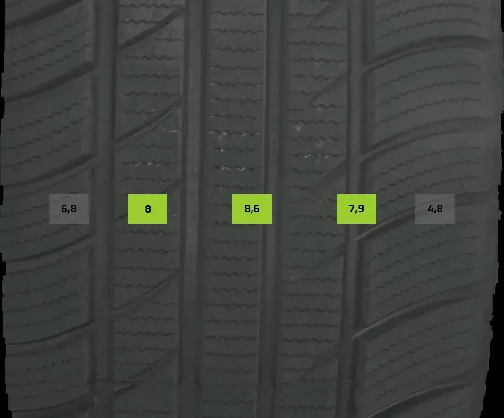 2x Winterreifen 225/50 R17 98V TOMKET Snowroad DOT2124 6-7mm - Bild 1