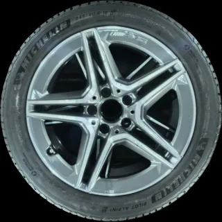 225/45 R18 95V WINTERREIFEN AMG C-KLASSE W205 18 ZOLL ALU KOMPLETTSATZ 6MM - Bild 1