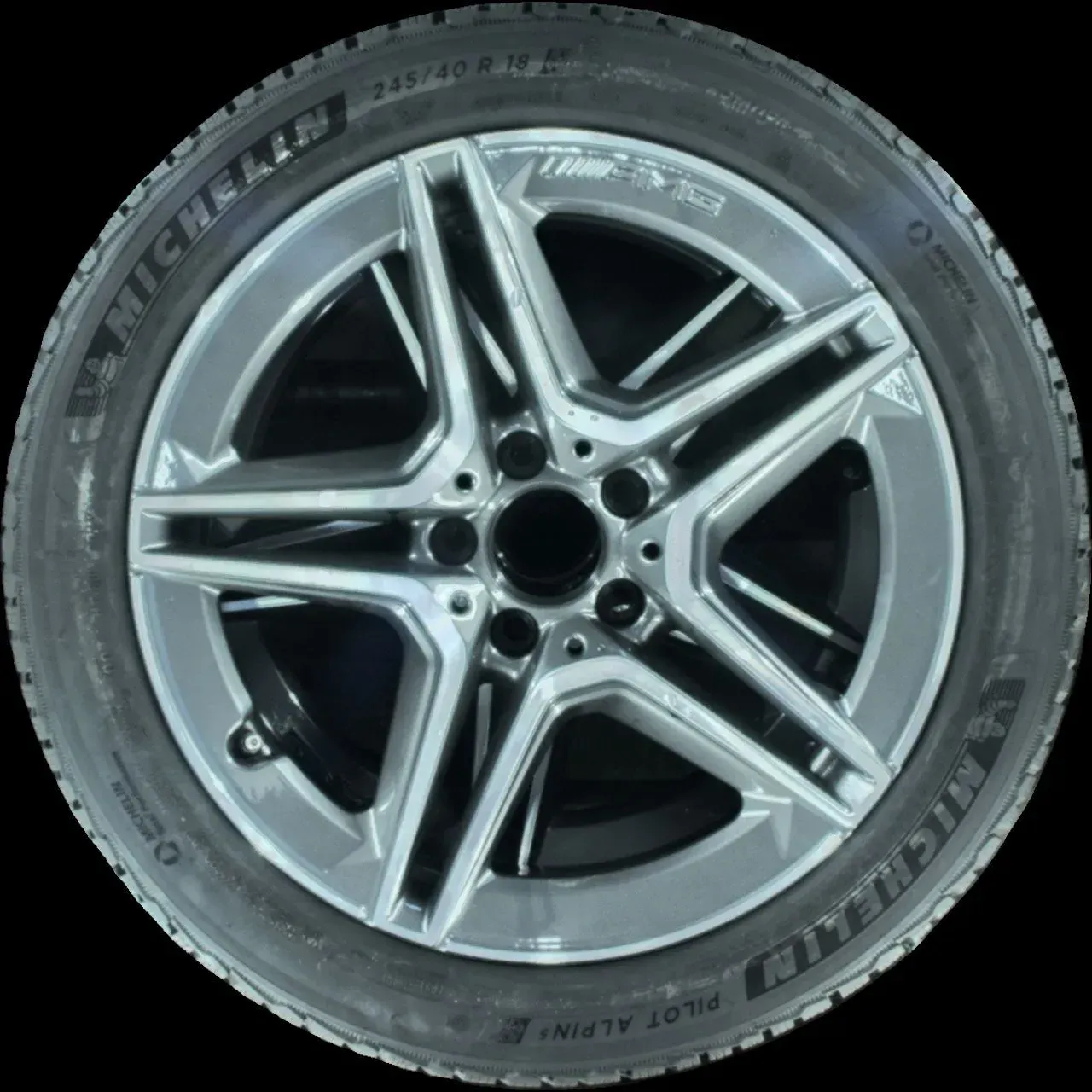 225/45 R18 95V WINTERREIFEN AMG C-KLASSE W205 18 ZOLL ALU KOMPLETTSATZ 6MM - Bild 1