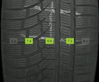 225/40 R19 96V WINTERREIFEN KIA STINGER 19 ZOLL ALU KOMPLETTSATZ 6MM - Bild 5
