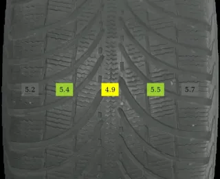 245/45 R20 103V WINTERREIFEN LEXUS LC Z10 20 ZOLL ALU KOMPLETTSATZ 4-5MM - Bild 6