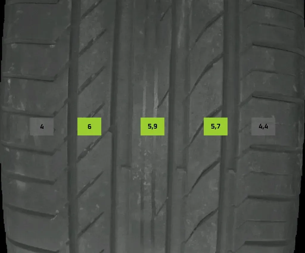 2x Sommerreifen 255/45 R20 101w Continental Contisportcontact5 DOT 4122 5-6mm - Bild 1