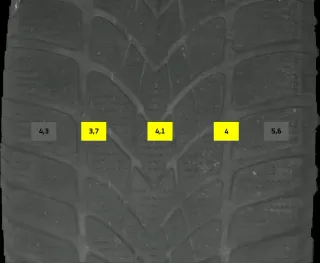 225/50 R17 98H WINTERREIFEN AUDI A4 8W B9 17 ZOLL ALUMINIUM KOMPLETTSATZ 4MM - Bild 8