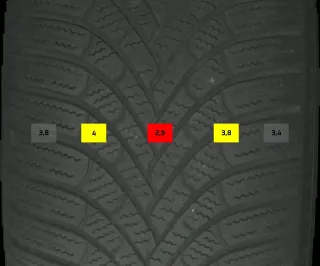 215/65 R17 103V WINTERREIFEN VW TIGUAN 5N (II) 17 ZOLL ALU KOMPLETTSATZ 3-5MM - Bild 8