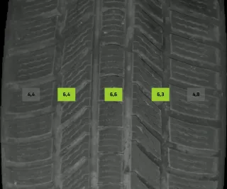 225/45 R18 95V WINTERREIFEN C-KLASSE W206 18 ZOLL ALU KOMPLETTSATZ 5-6MM - Bild 6