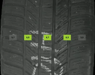 235/55 R18 WINTERREIFEN VW TIGUAN 5N 18 ZOLL ALUMINIUM KOMPLETTSATZ 5NA601025M - Bild 6