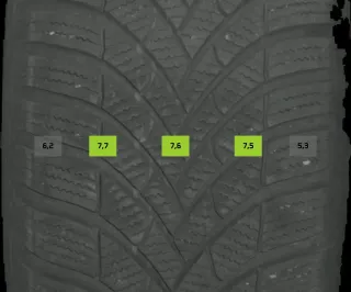 215/65 R16 102H WINTERREIFEN VW T7 MULTIVAN 16 ZOLL STAHL KOMPLETTSATZ 7T0601027 - Bild 5