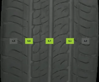 4x Sommerreifen 215/65 R16 107t Goodyear Efficientgrip 5-6mm DOT 3921 - Bild 1