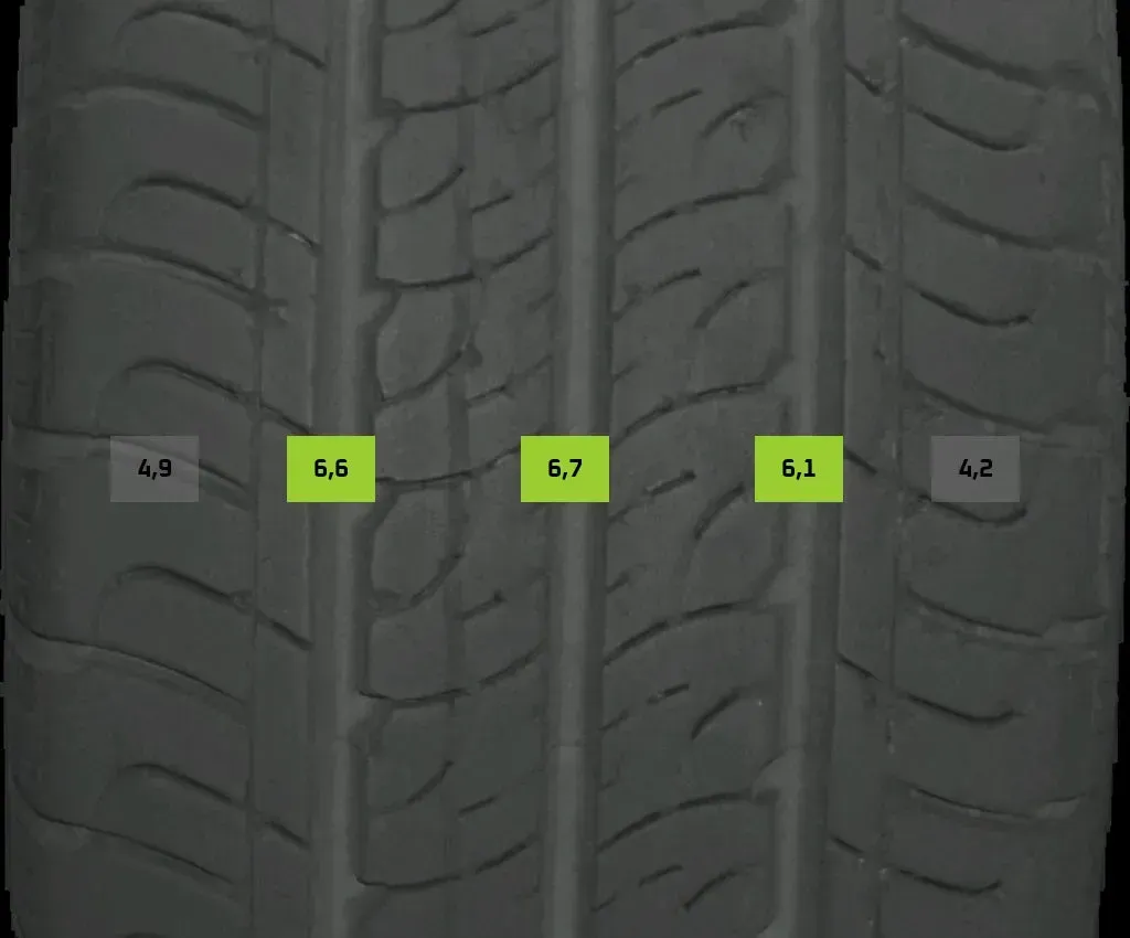 4x Sommerreifen 215/65 R16 107t Goodyear Efficientgrip 5-6mm DOT 3921 - Bild 1