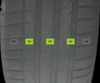 4x Sommerreifen 245/50 R19 105W Michelin Pilotsport4 suv 4-5mm - Bild 3