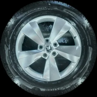 215/65 R17 WINTERREIFEN SKODA KODIAQ NS 17 ZOLL ALUMINIUM KOMPLETTSATZ 5-6MM - Bild 1