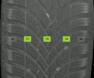 195/60 R16 89H WINTERREIFEN SKODA KAMIQ NW 16 ZOLL ALU KOMPLETTSATZ 5-7MM - Bild 7