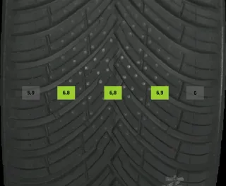 4x Allwetterreifen 225/45 R18 95Y Pirelli Cinturato All Season  DOT 0726 - Bild 9