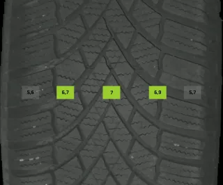 215/65 R17 WINTERREIFEN VW TIGUAN 5N (II) 17 ZOLL ALU KOMPLETTSATZ 5NA071497 - Bild 6