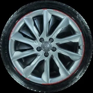 255/35 R19 96V WINTERREIFEN AUDI A5 8T 19 ZOLL ALU KOMPLETTSATZ 4-5MM - Bild 3