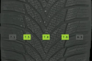 2x Winterreifen 225/45 R17 92V Nexen Winguard DOT 3324 7mm - Bild 1