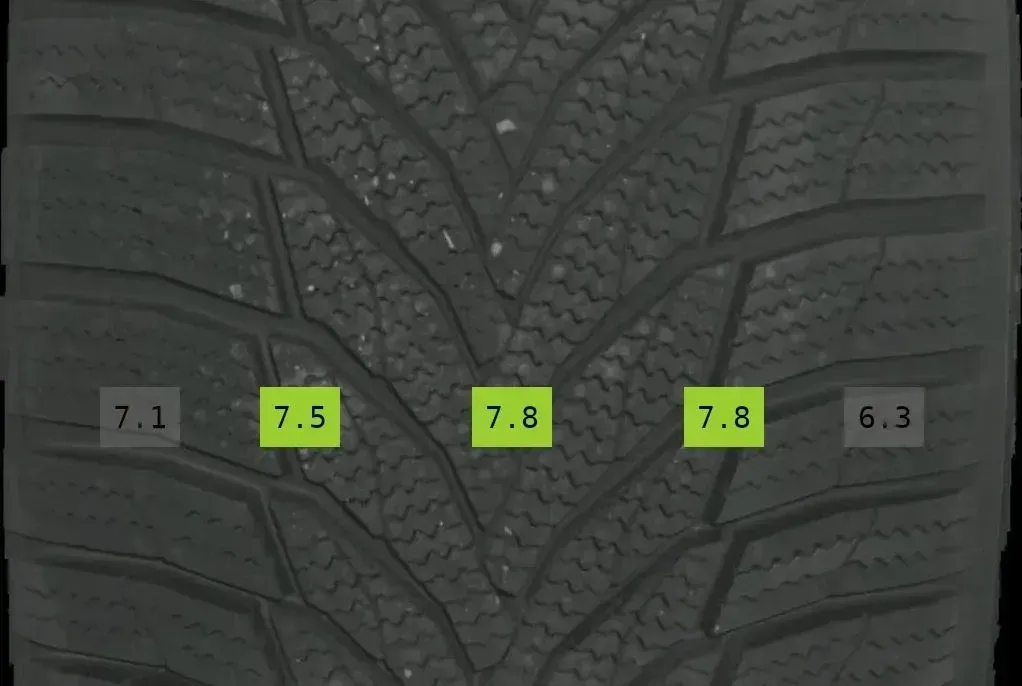 2x Winterreifen 225/45 R17 92V Nexen Winguard DOT 3324 7mm - Bild 1