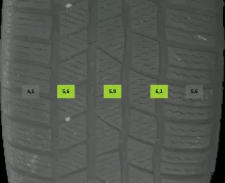 255/55 R19 111H WINTERREIFEN VW TOUAREG III CR 19 ZOLL ALU KOMPLETTSATZ 5-6MM - Bild 8