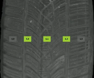 225/60 R17 98H WINTERREIFEN BMW 3ER G20/G21 17 ZOLL ALUMINIUM KOMPLETTSATZ 5-6MM - Bild 6