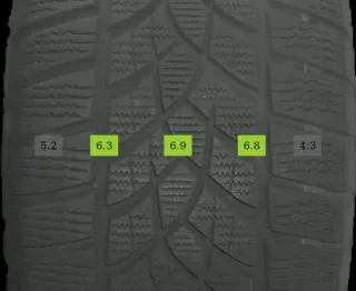 245/55 R17 106H WINTERREIFEN V-KLASSE W447 17 ZOLL ALU KOMPLETTSATZ 6-7MM - Bild 6