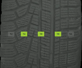 225/60 R18 104H WINTERREIFEN BMW X3 G01 18 ZOLL ALUMINIUM KOMPLETTSATZ 6-7MM - Bild 5