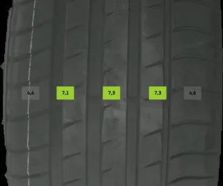 4x Sommerreifen 245/45 R19 102Y Triangle EffeXsport DOT 3625 7mm - Bild 5