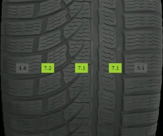 225/40 R19 96V WINTERREIFEN KIA STINGER 19 ZOLL ALU KOMPLETTSATZ 6MM - Bild 6