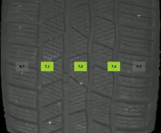 255/55 R19 111H WINTERREIFEN VW TOUAREG III CR 19 ZOLL ALU KOMPLETTSATZ 5-6MM - Bild 6