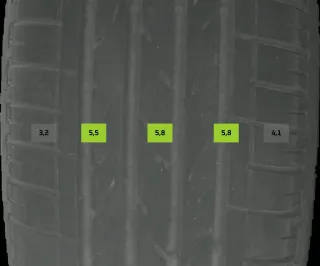 235/60 R18 103V SOMMERREIFEN MB GLC W253 18 ZOLL ALU Kompletträder 4MM - Bild 8