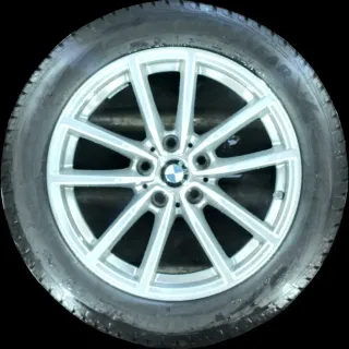 225/60 R17 98H WINTERREIFEN BMW 3ER G20/G21 17 ZOLL ALUMINIUM KOMPLETTSATZ 5-6MM - Bild 1