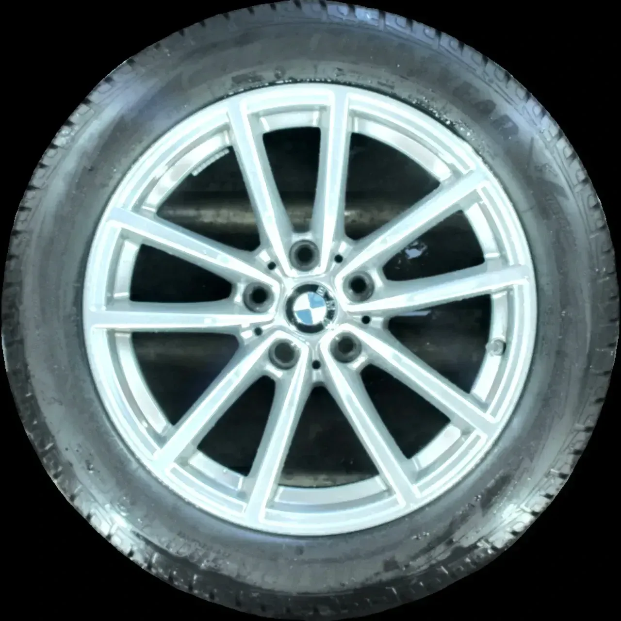 225/60 R17 98H WINTERREIFEN BMW 3ER G20/G21 17 ZOLL ALUMINIUM KOMPLETTSATZ 5-6MM - Bild 1