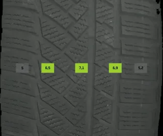 245/45 R19 102V WINTERREIFEN AUDI A6 4K 19 ZOLL ALUMINIUM KOMPLETTSATZ 5-6MM - Bild 5