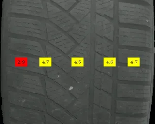 225/50 R17 94H WINTERREIFEN C-KLASSE W205 17 ZOLL ALUMINIUM KOMPLETTSATZ 4-7MM - Bild 8