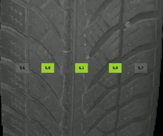 195/55 R16 87H WINTERREIFEN MINI F55 F56 16 ZOLL ALU KOMPLETTSATZ 4-6MM - Bild 5